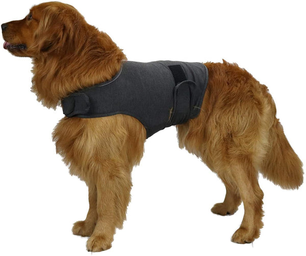 YESTAR Comfort Dog Anxiety Relief Coat, Dog Anxiety Calming Vest Wrap, Dog Shirt for Thunder XS Small Medium Large XL Dog